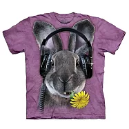 摩達客-美國The Mountain 自然純棉系列 DJ嘻哈兔 T恤 S 青少年版