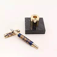 ARTEX|國立故宮博物院聯名 金番花鋼筆禮盒-藍金/紫玫金 藍金