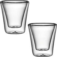 《tescoma》歐洲 雙層玻璃濃縮咖啡杯2入 | 雙層隔熱杯 義式咖啡杯 午茶杯 - 70ml - 70ml