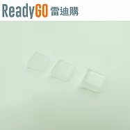 【ReadyGO雷迪購】超實用線材配件Apple 8pin Lightning專用公頭接口必備高品質矽膠防塵蓋(透明3入裝)