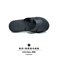 【Dogyball】台灣有種藍白拖 室內外兩用超輕材質防水實穿耐久台灣製造 黑墨色 JP25 黑墨色