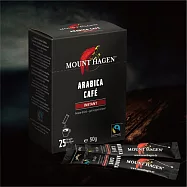 【Mount Hagen】德國進口 公平貿易即溶咖啡粉2盒優惠組(2g x 25入 x 2盒)