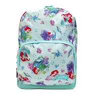 迪士尼公主系列兒童背包 仙杜瑞拉 灰姑娘 貝兒 長髮公主 人魚公主 艾莉兒 樂佩 後背包 包包 綠色