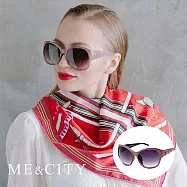 ME&CITY 古典花園玫瑰大框太陽眼鏡 抗UV400 (ME 120032 E241)