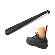 糊塗鞋匠 優質鞋材 A87 42cm漆黑不鏽鋼金屬鞋拔 1支