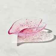 日本富硝子 - 手作浮世花舞小缽 - 緋紅