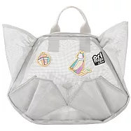 ORIBAGU 摺紙包_迷你銀網眼貓側/後兩用包