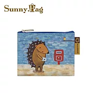 Sunny Bag x Kami創作森林 萬用收納袋(小)-小刺蝟