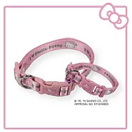 HELLO KITTY 寵物頸圈 L 大頭款 粉