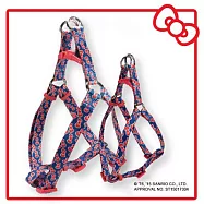 HELLO KITTY 寵物三角胸背 S 蝴蝶款 藍