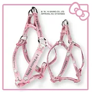 HELLO KITTY 寵物三角胸背 S 大頭款 粉