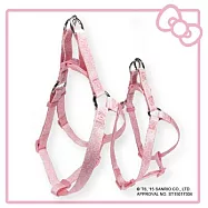 HELLO KITTY 寵物三角胸背 M 蝴蝶款 粉