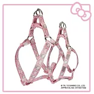 HELLO KITTY 寵物三角胸背 L 點點款 粉