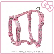 HELLO KITTY 寵物H型胸背 L 點點款 粉