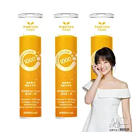 Angel LaLa 天使娜拉_膠原維他命C1000 發泡錠+鋅x3瓶(柳橙風味/20錠/瓶)