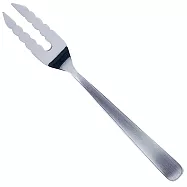 日本遠藤商事TKG家用義大利麵叉子SA18-8(18-8不鏽鋼;波浪狀)適義式料理西式料理西餐沙拉水果叉304不鏽鋼餐具