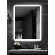 H&R安室家 波爾多 智能LED發光觸控方型燈鏡ZA0195(掛鏡/浴鏡/化妝鏡/鏡子)