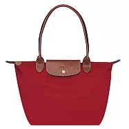 LONGCHAMP Le-Pliage系列長把尼龍水餃包(小) 紅