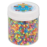 《Hama 拼拼豆豆》3,000顆拼豆補充罐-50號粉彩混色