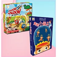 蝸牛賽車場+舞動小錫兵(歐美桌遊-VROOM)東雨文化