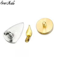 台灣製SewMate電燒烙畫筆燙鑽棒用烙鐵頭燙斗燙頭DW-AW01-T1(3入裝即19mm圓形.大熨斗小熨斗;適DW-AW03)