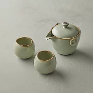 安達窯 - 汝窯翠荷 - 簡泡茶組 - 3件組(禮盒裝)