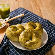 【京采包子】抹茶栗子包(6入/包/奶蛋素)