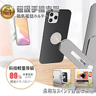 【DR.Story】科技強磁鋁合金磁吸手機支架 (手機架 收納架)