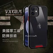 VXTRA美國軍工級防摔技術 iPhone 12 mini 5.4吋 氣囊保護殼 手機殼(戰甲黑)