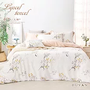 《DUYAN 竹漾》台灣製 60支萊賽爾天絲雙人床包三件組 / 白淺映雪