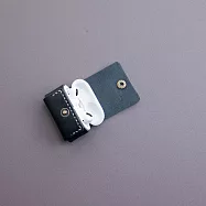 Be Two 手工皮件 ∣ airpods pro 耳機收納包 真皮皮革皮套 【黑色牛皮+鹿頭】