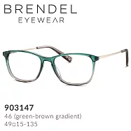 [預購] 2021秋冬新款 【BRENDEL】布蘭德爾 德國時尚女性淡麗板料複合膠框眼鏡 903147 棕櫚漸層 (46)