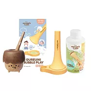 韓國【Mother’s Corn】小木森林+瘋狂朵朵雲 兒童泡泡玩具+ 不易破泡泡補充罐200ml