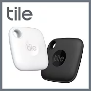Tile 防丟小幫手 ― Mate 4.0 雙入組 / 黑色+白色