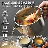 304不鏽鋼湯油分離壺