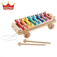 日本《Ed-Inter》木玩系列 -- 木琴手拉車 ☆