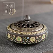 【十相自在】景泰藍禪意香爐(1入)