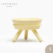 Inherent Oreo 寵物低腳碗 寵物碗 寵物碗架 狗碗 S 檸檬黃
