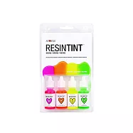 [時代中西畫材]美國 ArtResin 愛心牌 藝術樹脂專用色母套組 螢光色系