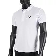 Yonex [11041TR011] 男 POLO衫 短袖上衣 網球 羽球 運動 休閒 機能 吸汗 快乾 台灣製 白 L 白