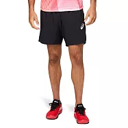 Asics Apparels [2041A135-001]男 短褲 運動 休閒 海外版 輕量 快乾 透氣 雙側口袋 黑 S 黑