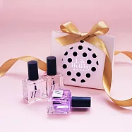 【Lily Holiday 莉莉哈德烈】指甲護理 基礎三件組|基底油 上層油 硬甲油 #蝴蝶結點點禮盒 禮盒包裝