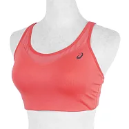 Asics [2012B911-701] 女 運動內衣 中強度 海外版 跑步服 支撐 吸濕 快乾 亞瑟士 橘紅 SS 橘/紅