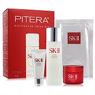 SK-II 體驗組[青春露75ml+洗面乳20g+活膚霜15g+面膜]-新版-國際航空版