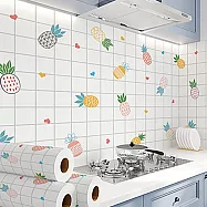 【巴芙洛】廚房壁貼桌面地板防水防油60*300cm2入 鳳梨匯2入