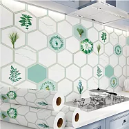 【巴芙洛】廚房壁貼桌面地板防水防油60*300cm2入 輕奢華2入