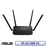 ASUS華碩 RT-AC1200 V2 AC1200 四天線雙頻無線 WIFI 路由器
