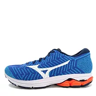 Mizuno Waveknit R2 [J1GC182907] 男鞋 運動 慢跑 避震 耐磨 舒適 美津濃 藍白 28cm 藍/白