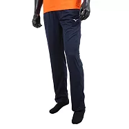 Mizuno [32TD8A3814] 男女 長褲 運動 慢跑 訓練 健身 吸汗 快乾 抗紫外線 防曬 丈青 L 深藍/白