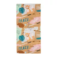 Merrell [JML2104] 大童 頭帶 魔術頭巾 可愛動物 圖案 運動 休閒 透氣 多功能 棕橘 FREE 橘/灰